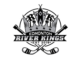 Edmonton River Kings logo design by DreamLogoDesign