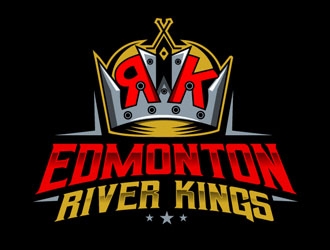 Edmonton River Kings logo design by DreamLogoDesign