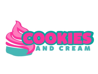 Cookies and Cream logo design by AamirKhan