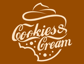 Cookies and Cream logo design by MAXR