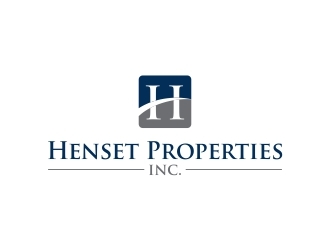 Henset Properties Inc. logo design by dibyo