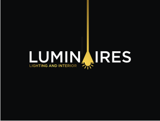Luminaires logo design by logitec