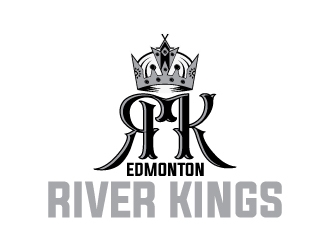 Edmonton River Kings logo design by LogOExperT
