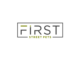 First Street Pets logo design by bricton
