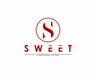 Sweet Carolina Living logo design by giphone