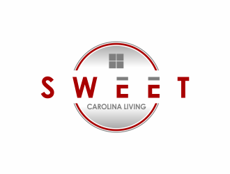 Sweet Carolina Living logo design by giphone