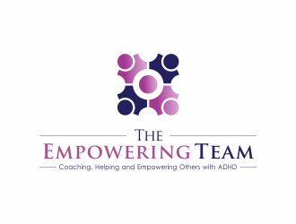 The Empowering Team        Coaching, Helping & Empowering People with ADHD logo design by up2date
