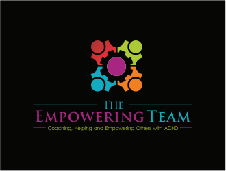 The Empowering Team        Coaching, Helping & Empowering People with ADHD logo design by up2date