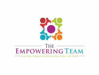 The Empowering Team        Coaching, Helping & Empowering People with ADHD logo design by up2date