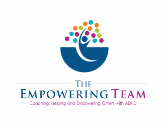 The Empowering Team        Coaching, Helping & Empowering People with ADHD logo design by up2date
