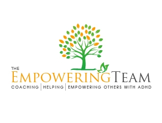 The Empowering Team        Coaching, Helping & Empowering People with ADHD logo design by pambudi
