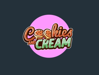 Cookies and Cream logo design by rahmatillah11