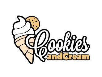 Cookies and Cream logo design by AamirKhan