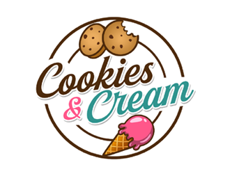 Cookies and Cream logo design by ingepro