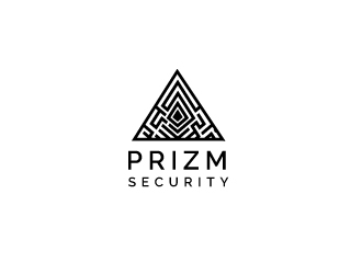 Prizm Security logo design by plsohani