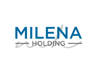 MILENA HOLDING logo design by rief