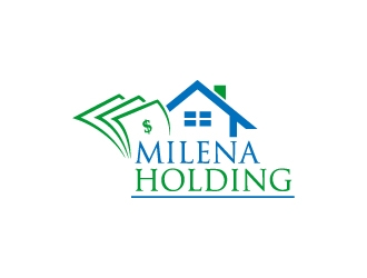 MILENA HOLDING logo design by Mirza
