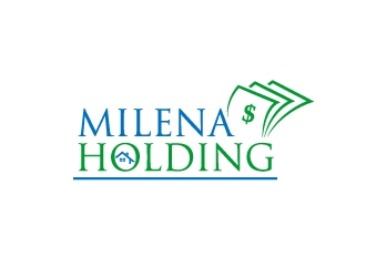 MILENA HOLDING logo design by Mirza