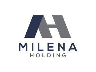 MILENA HOLDING logo design by rokenrol