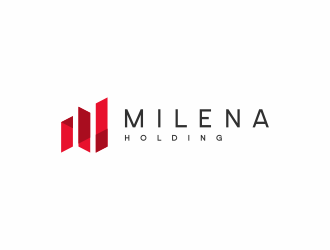 MILENA HOLDING logo design by HeGel