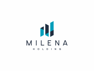 MILENA HOLDING logo design by HeGel