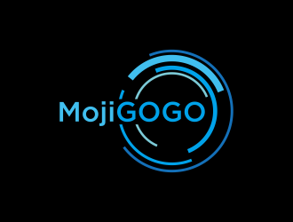 MojiGOGO logo design by luckyprasetyo