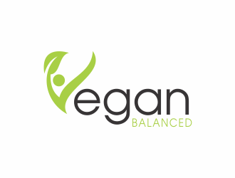 Vegan Balanced logo design by up2date