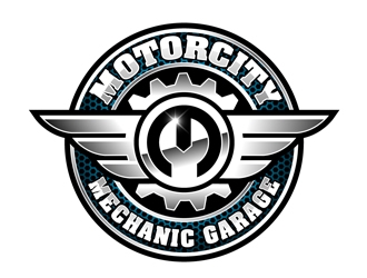 The Motorcity Mechanic Garage logo design by DreamLogoDesign