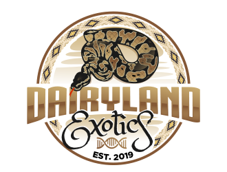 DAIRYLAND EXOTICS logo design by scriotx