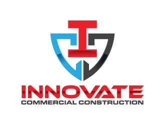 INNOVATE Commercial Construction logo design by sanworks