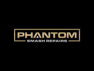 phantom smash repairs logo design by alby
