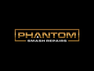 phantom smash repairs logo design by alby