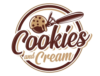 Cookies and Cream logo design by jaize