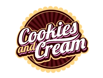 Cookies and Cream logo design by aRBy
