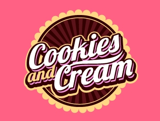 Cookies and Cream logo design by aRBy
