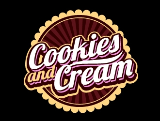 Cookies and Cream logo design by aRBy
