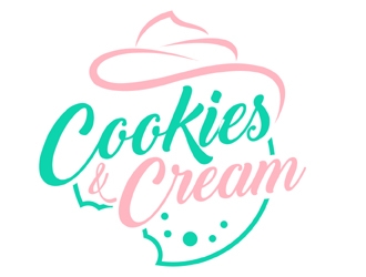 Cookies and Cream logo design by MAXR
