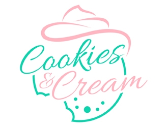 Cookies and Cream logo design by MAXR