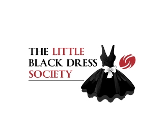 The Little Black Dress Society logo design by Erasedink