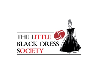 The Little Black Dress Society logo design by Erasedink