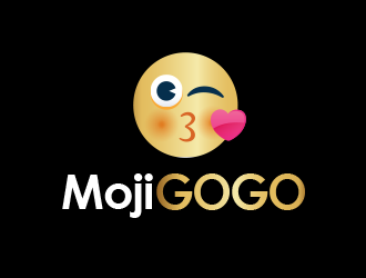 MojiGOGO logo design by BeDesign