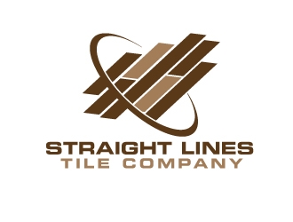 Straight Lines Tile Company logo design by AamirKhan