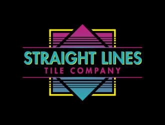 Straight Lines Tile Company logo design by J0s3Ph
