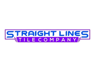 Straight Lines Tile Company logo design by b3no