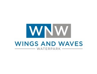 Wings and Waves Waterpark logo design by sabyan