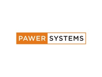 PAWER SYSTEMS logo design by sabyan
