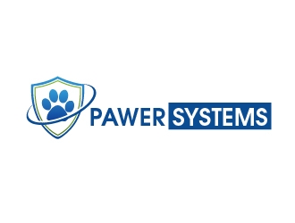 PAWER SYSTEMS logo design by shravya
