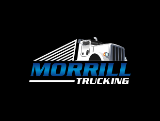 Morrill Trucking  logo design by Kruger