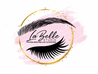 La Belle Studio   Microblading and lash extentions  logo design by jaize