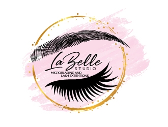 La Belle Studio   Microblading and lash extentions  logo design by jaize
